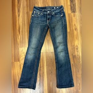 Gently used Miss Me jeans size 27 boot cut